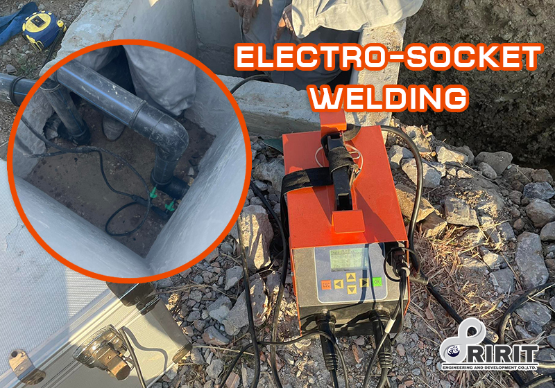 ขั้นตอนการเชื่อมท่อ HDPE แบบ Electro-socket welding